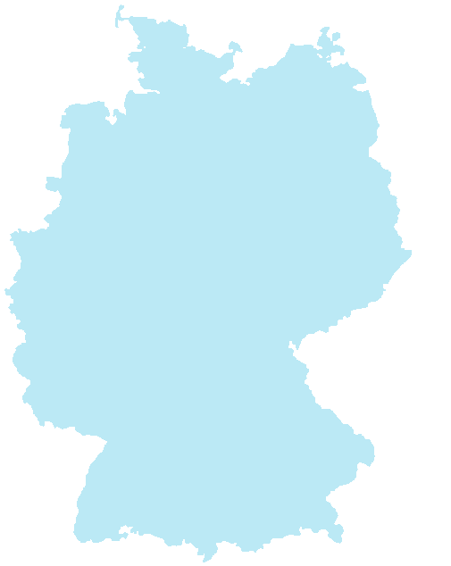 Deutschlandkarte, deutschlandweite Messie-Entrümpelung vom Messie-Engel