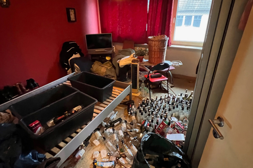 Schlafzimmer Messie Entrümpelung Vorher