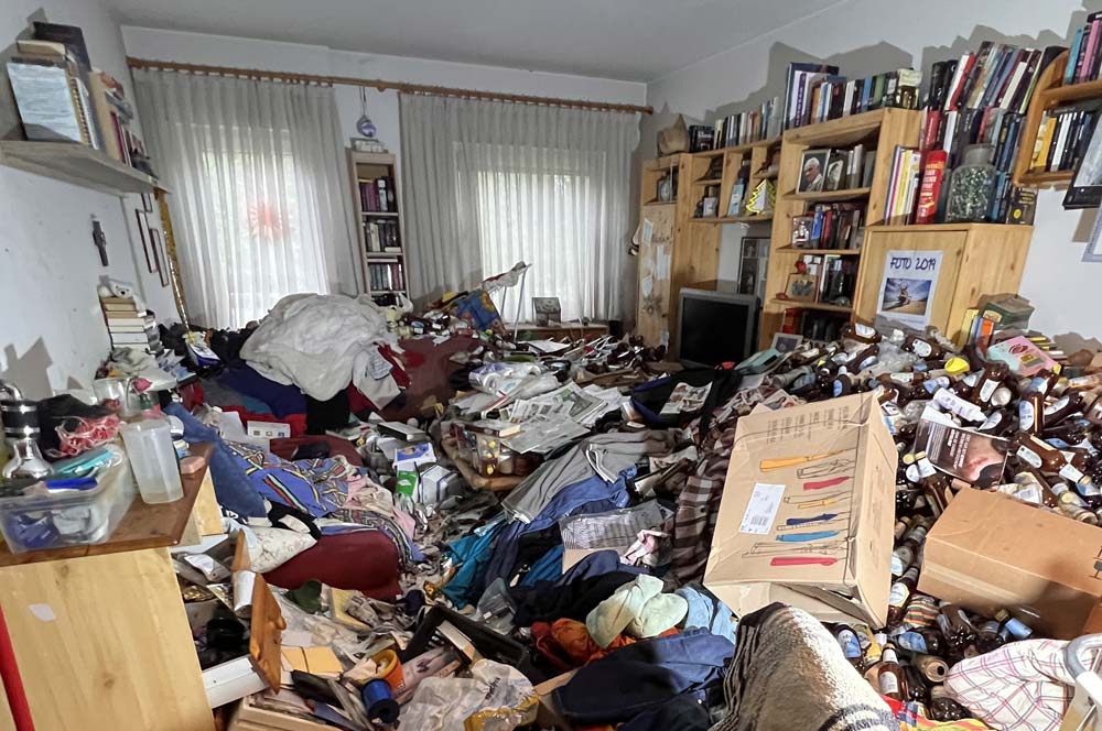 Messie Entrümpelung Potsdam vorher