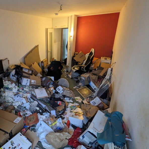 Messie Entrümpelung in Görlitz vorher